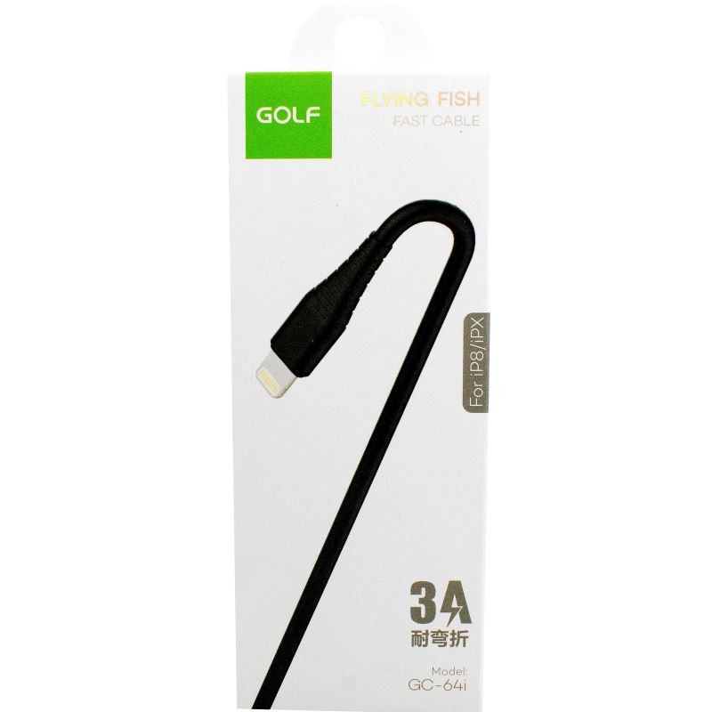 Cablu USB la USB Lightning  fast charging negru
