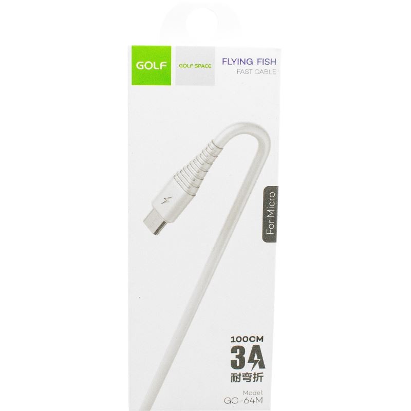 Cablu USB la micro USB fast charging alb
