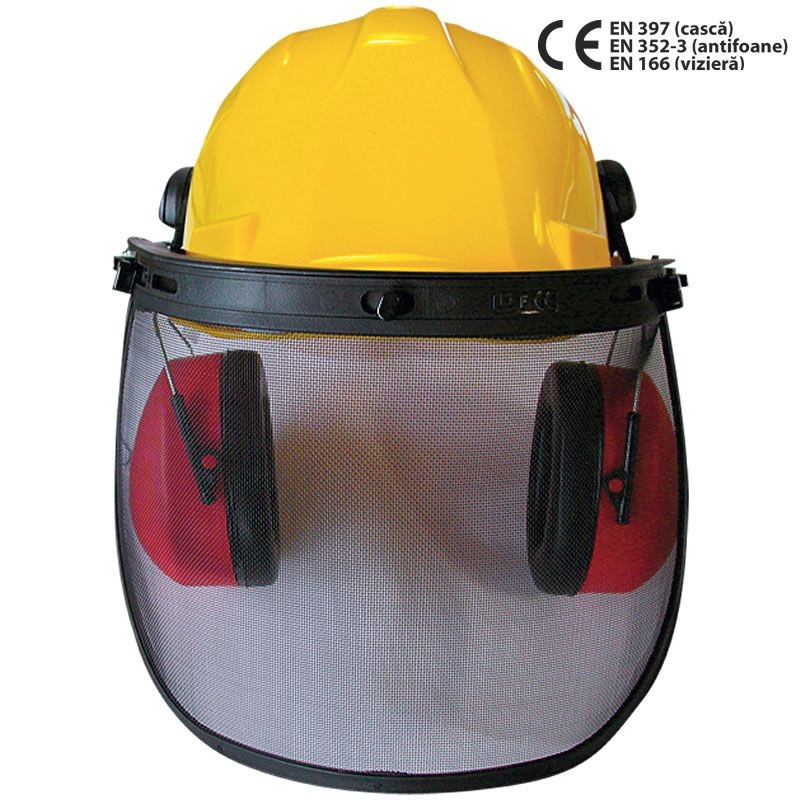 Casca de protectie pentru lucratorii forestieri KIT