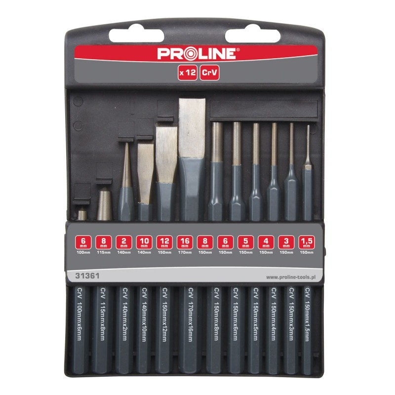 SET DALTI-DORNURI-PUNCTATOARE CR-VA PENTRU METAL12P.