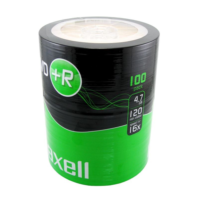 DVD+R Maxell, 4.7GB, 16x, 100 buc