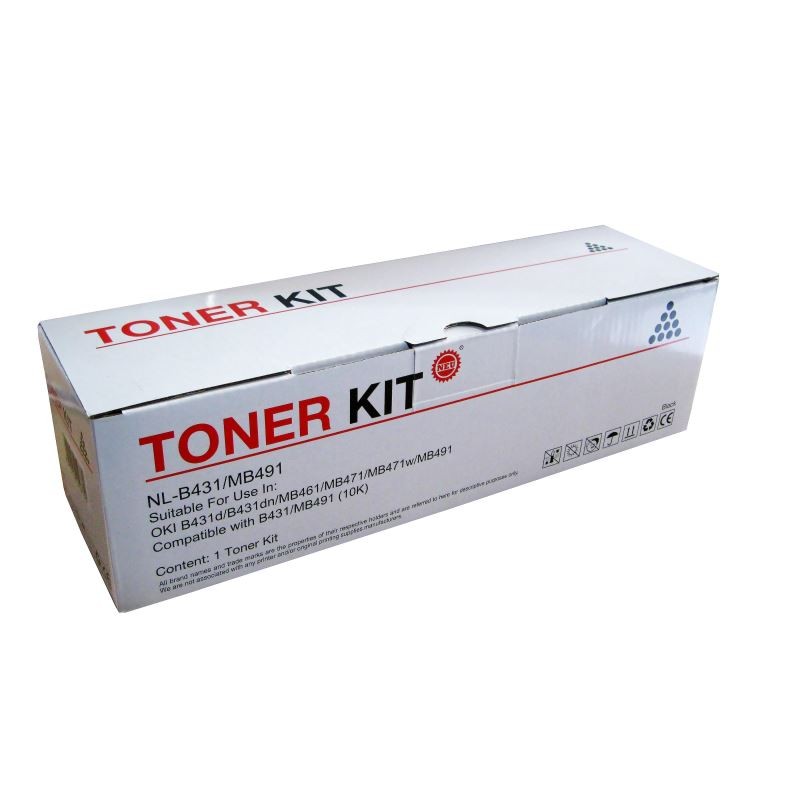 Cartus toner RETECH compatibil cu Oki B431, 10K