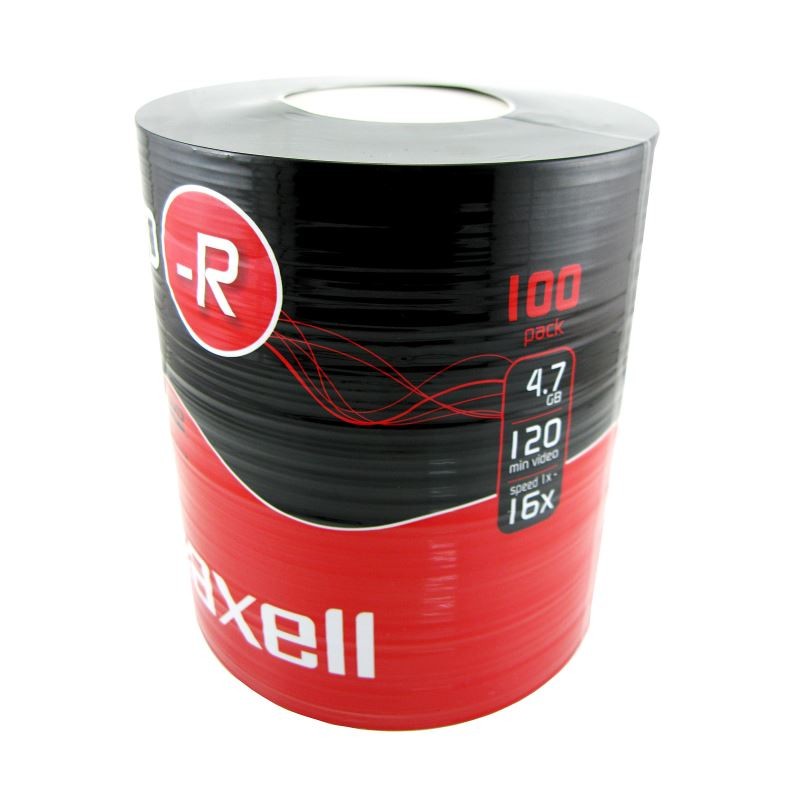 DVD-R Maxell, 4.7GB, 16x, 100 buc