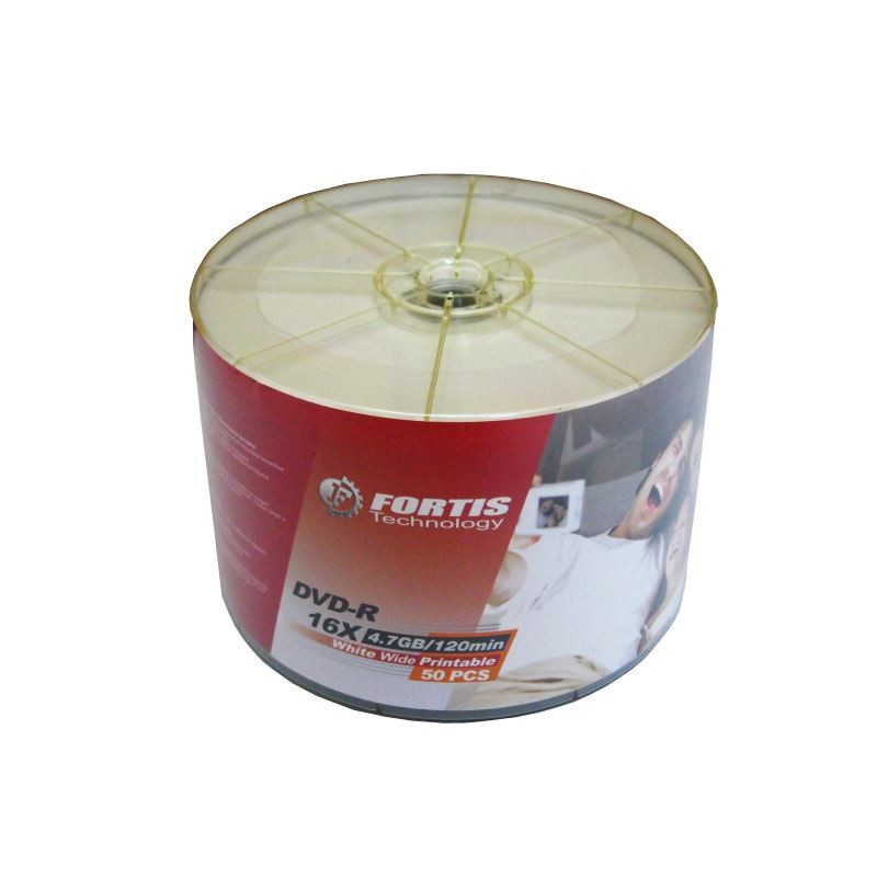 DVD-R Fortis printabil, 4.7GB, 16x, 50 buc