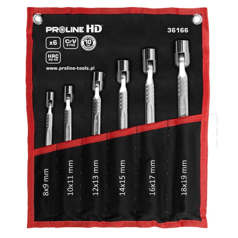 SET CHEI CU TUBULARE FLEXIBILE CR-VA HD 8-19MM6P.