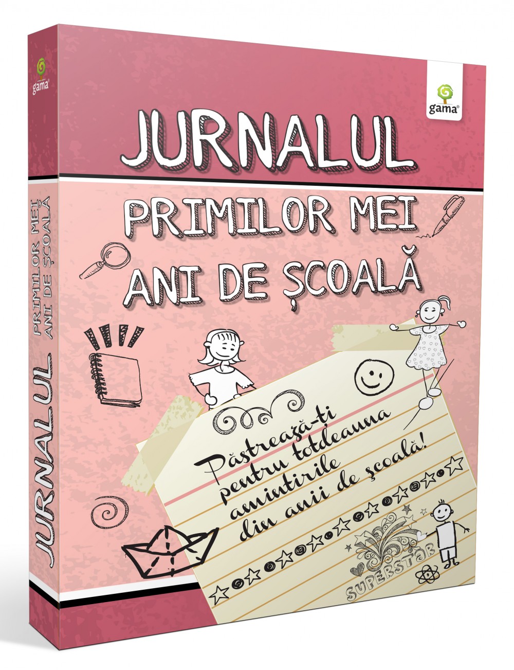 Jurnalul primilor mei ani de şcoală (roz)