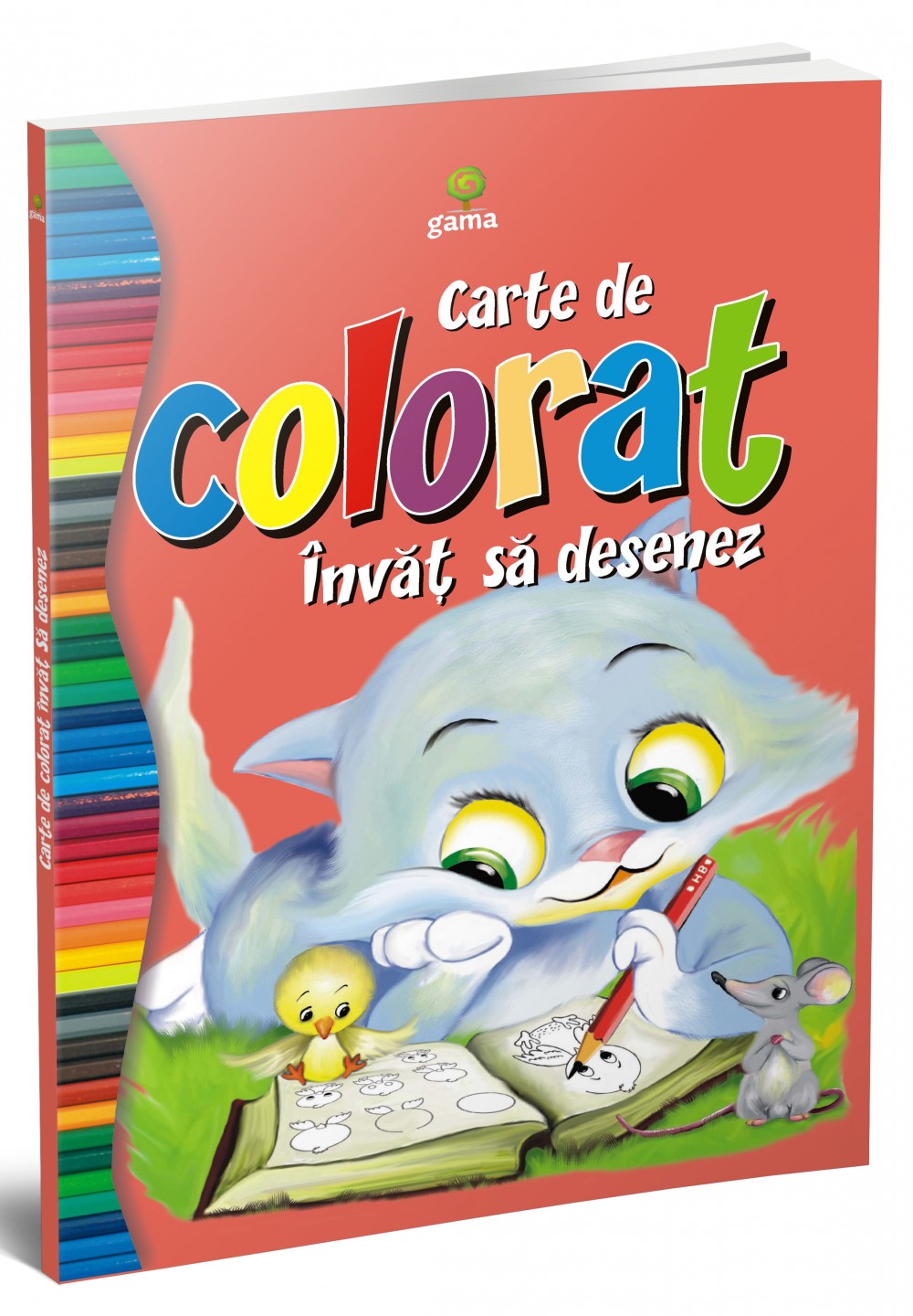 Carte de colorat învăţ să desenez