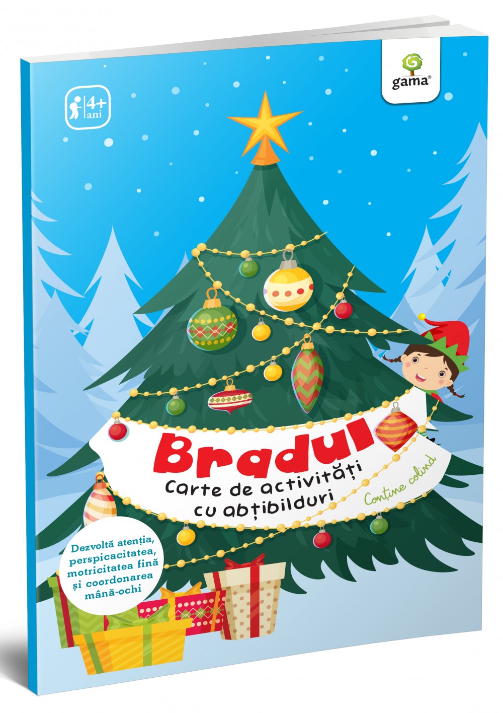 Bradul.Carte de activități cu abțibilduri