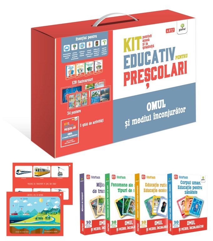 Omul și mediul înconjurător. Kit educativ pentru preșcolari