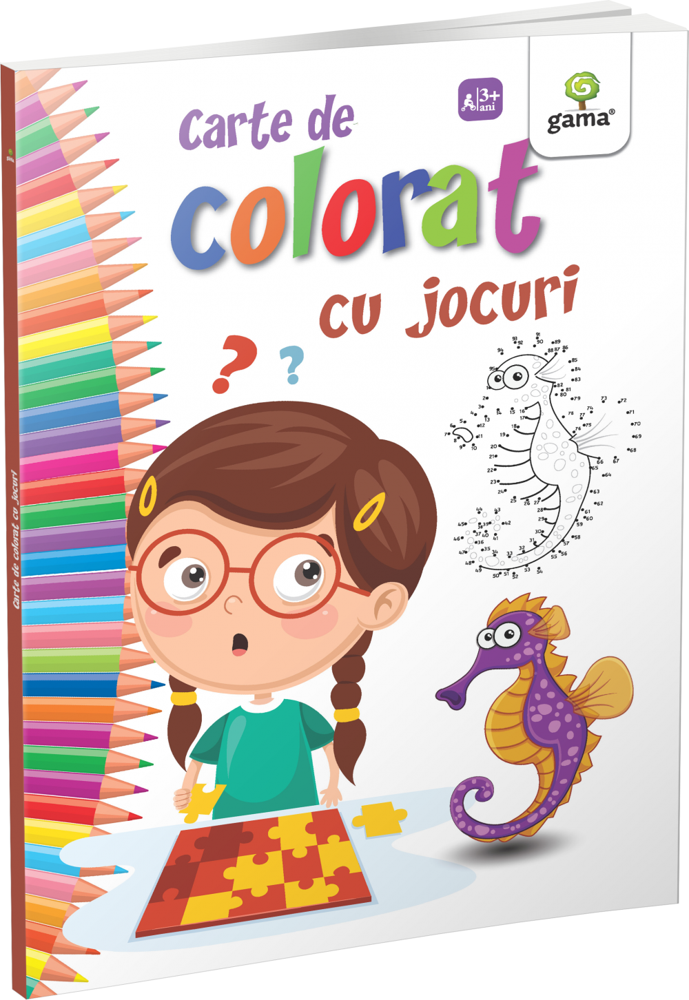 Carte de colorat cu jocuri - Ediția 2018