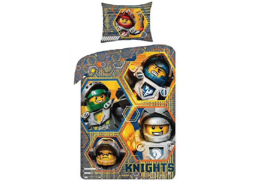 Lenjerie de pat cavalerii LEGO NEXO KNIGHTS (398989)