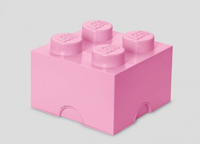Cutie depozitare LEGO 2x2 roz deschis (40031738)