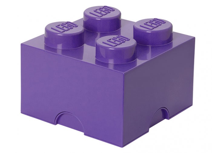 Cutie depozitare 2x2, violet mediu (40031749)
