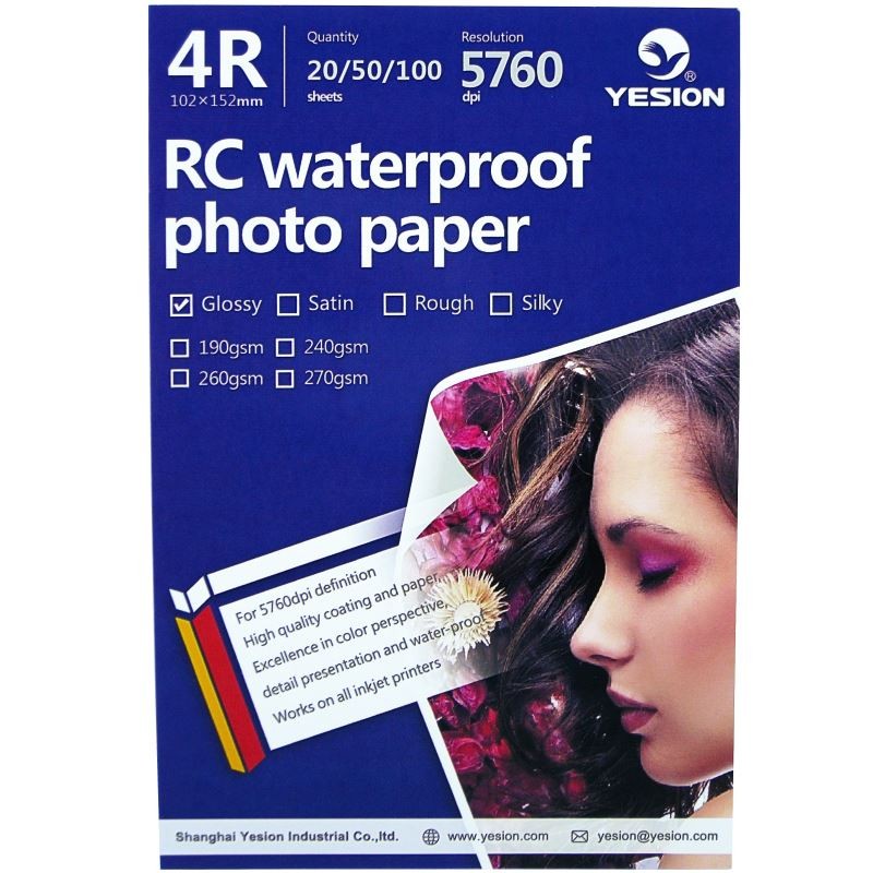 Hartie foto Yesion Ultra Glossy 4R RC, 260 g/mp, 20 coli/pachet