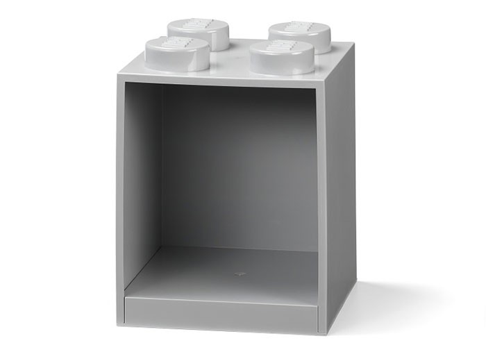 Raft Caramida LEGO 2x2 - Gri