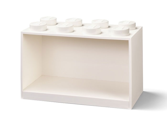 Raft Caramida LEGO 2x4 - Alb 