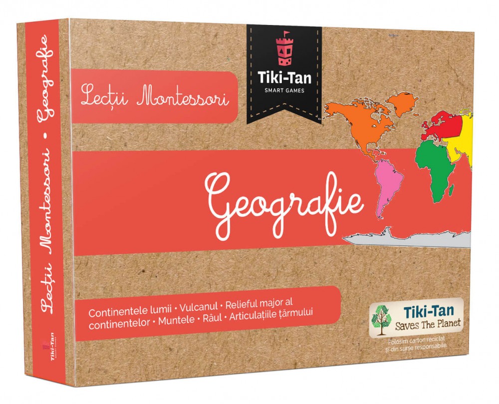 Lecții Montessori - Geografie
