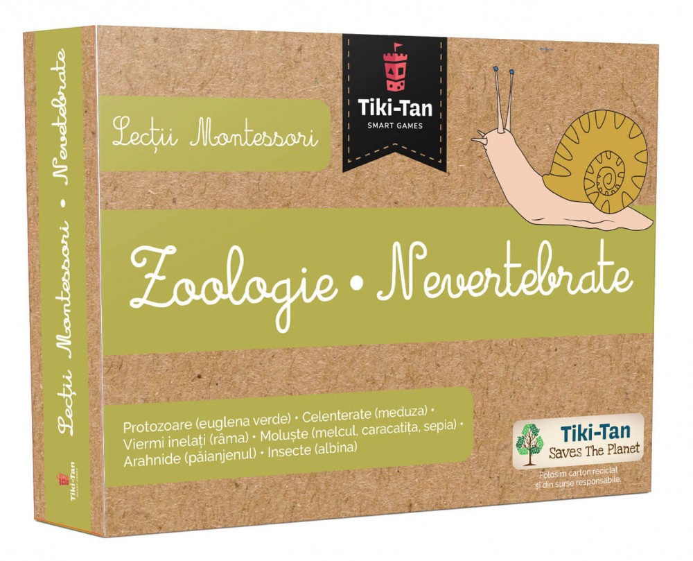Lecții Montessori - Zoologie • Nevertebrate