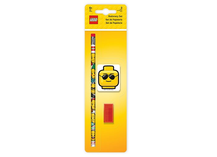 Set creion, ascutitoare si radiera LEGO  (51165)