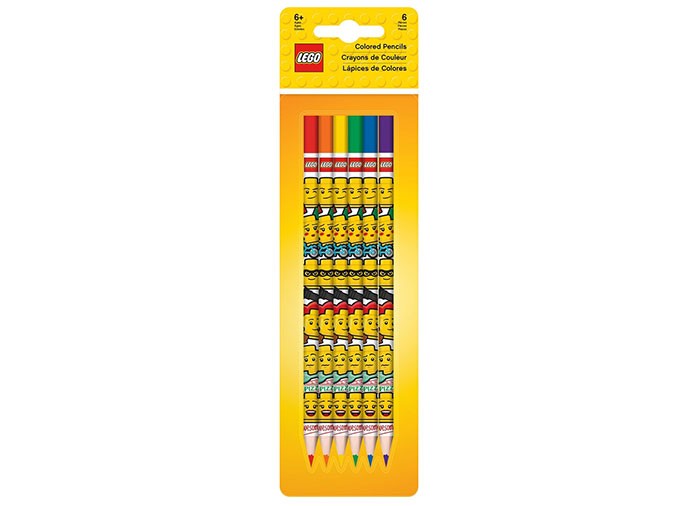 Set 6 creioane colorate LEGO Iconic  (51176)