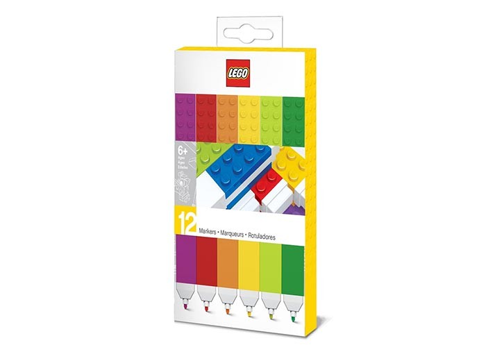 Set 12 markere LEGO   (51644)