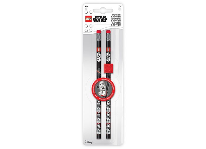 Set LEGO Star Wars cu doua creioane HB ?i topper  (52214)
