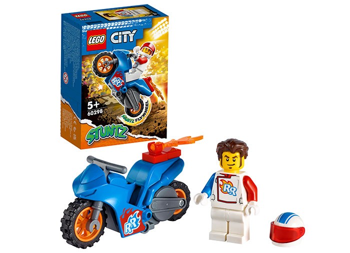 Motocicleta de cascadorii cu racheta
