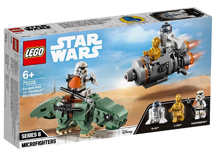 Capsula de salvare contra Dewback Microfighter (75228)