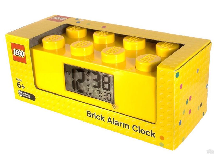 Ceas desteptator LEGO caramida galbena  (9002144)