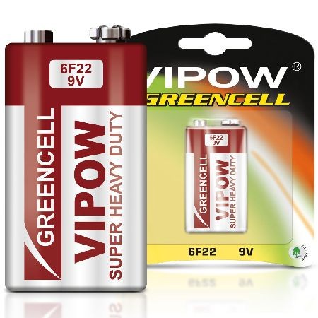 BATERIE SUPER-HEAVY-DUTY 9V 6F22BLISTER