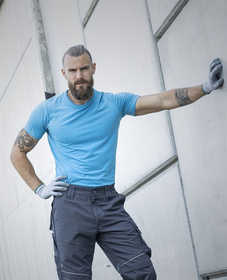 Tricou TRENDY albastru deschis - H13150