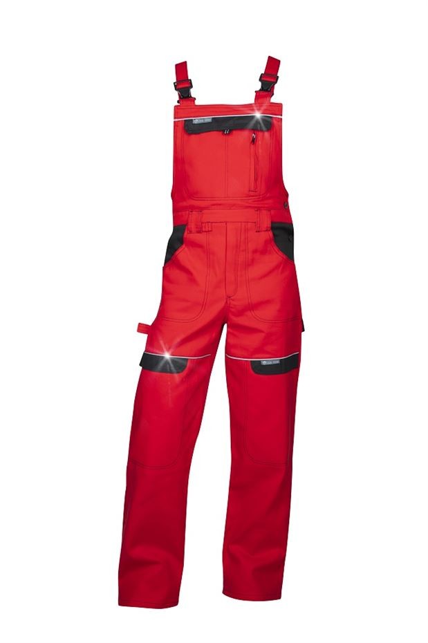 Pantaloni de lucru cu pieptar PROFESIONALI COOL TREND ALBASTRU H8102 