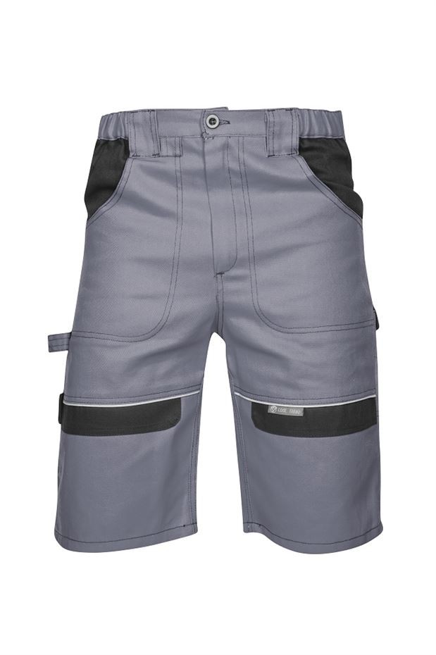 Pantaloni scurti de lucru PROFESIONALI COOL TREND gri-negru H8604 