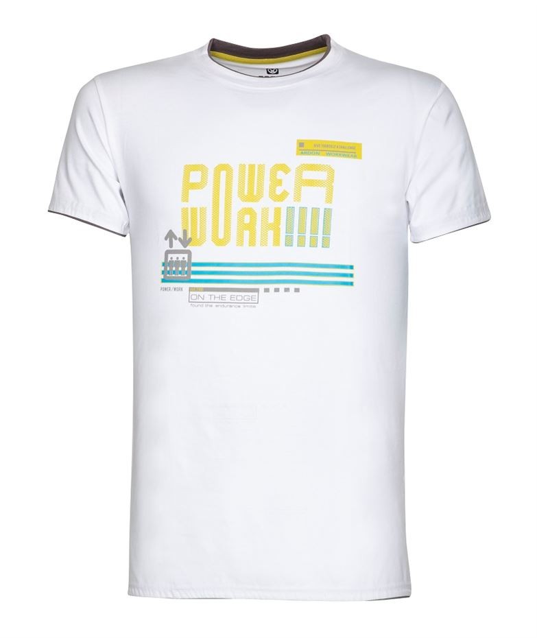 Tricou 4TECH POWERWORK alb - H9329