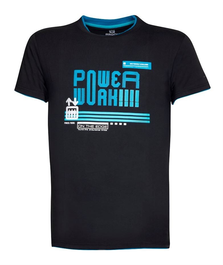 Tricou 4TECH POWERWORK negru - H9331
