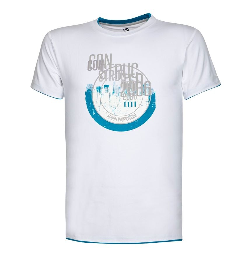 Tricou 4TECH CONSTRUCT alb - H9332