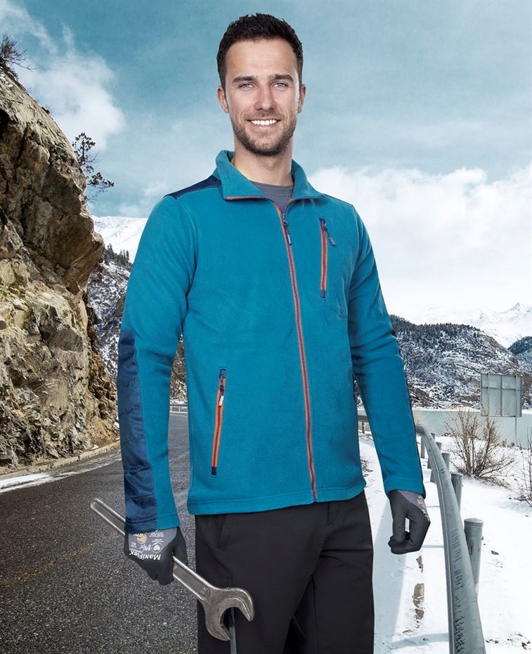 Hanorac fleece 4TECH albastru kerosen H9427