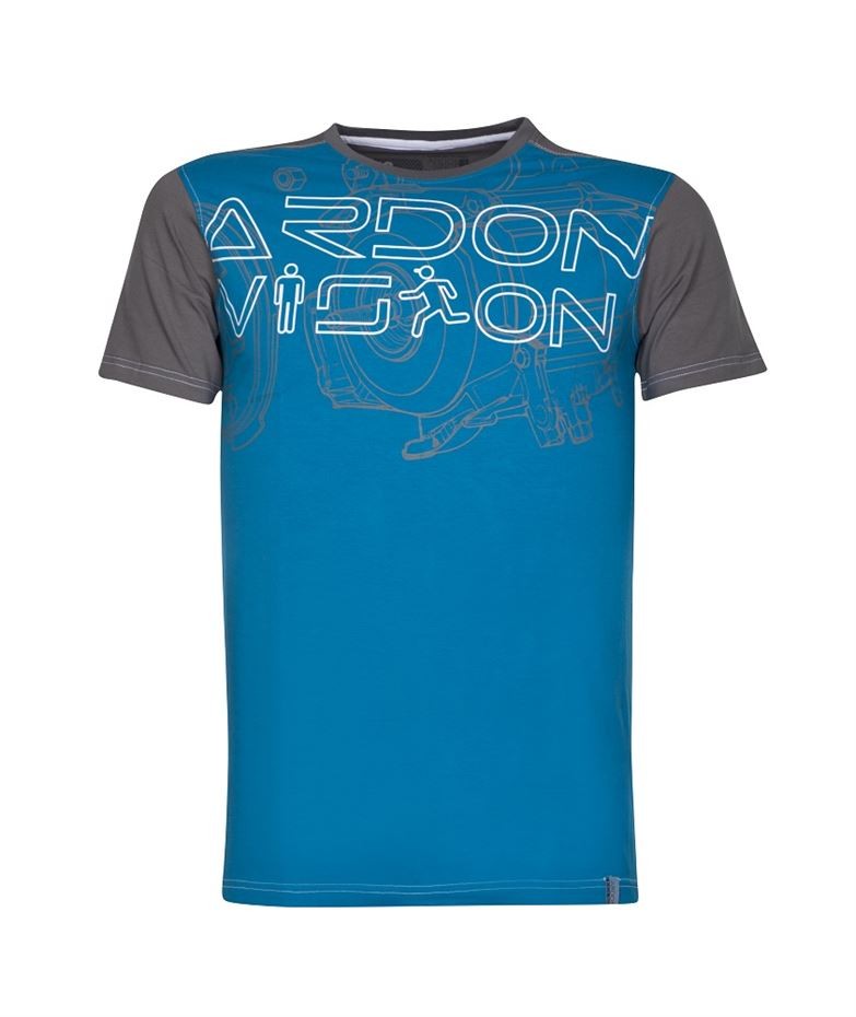 Tricou VISION albastru - H9729