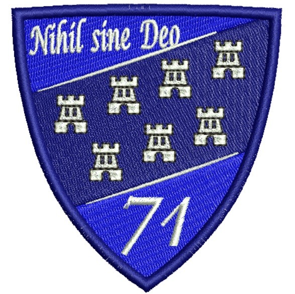 ECUSON / EMBLEMA - BAZA 71 AERIANĂ „GENERAL EMANOIL IONESCU "