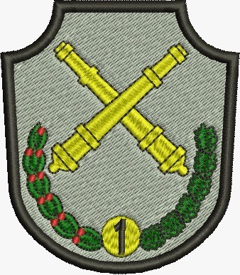 ECUSON / EMBLEMA - SPECIALIST CLASA 1 ARTILERIE