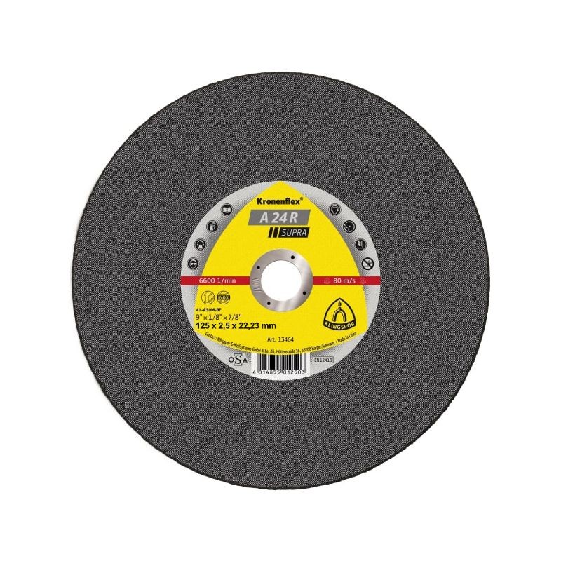 DISC DEBITARE METAL 125X2.5MMA24RSUPRA