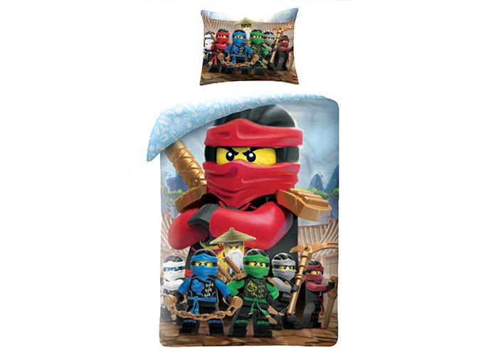 Lenjerie de pat LEGO Ninjago (LEG-742BL)
