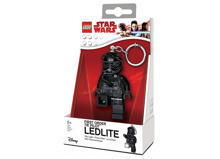 Breloc cu lanterna LEGO Star Wars Pilot Tie Fighter (LGL-KE113)