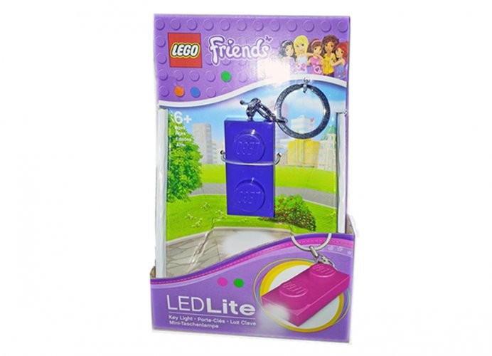 Breloc cu lanterna LEGO Friends placa indigo (LGL-KE52F-I)