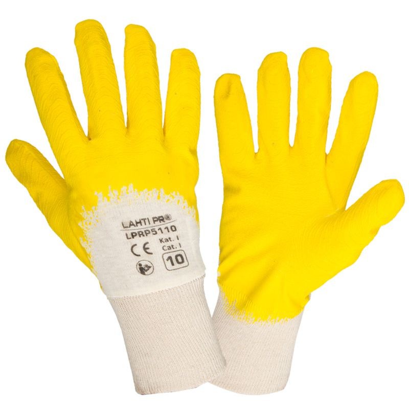 MANUSA LATEX CU POLIESTER-BUMBAC INVELITA DORSAL - 10