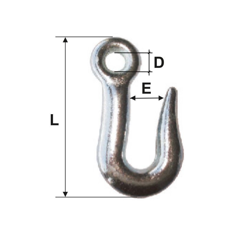 CARLIG ZINCAT 6MM9MM/15MM