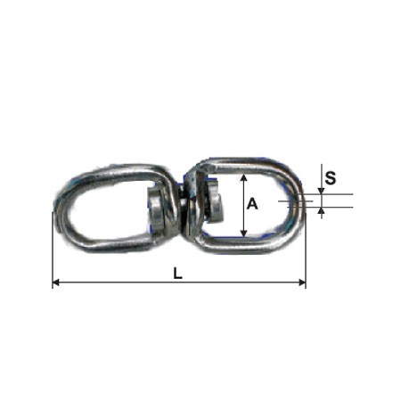 ARTICULATIE INELINEL ZINCATA 3.8MM14X50MM