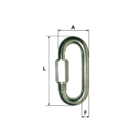 INEL ZINCAT PENTRU LEGATURA 6MM26X59MM