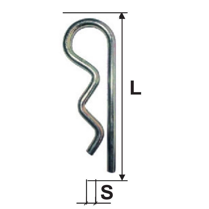 SIGURANTA SPLINT ARCUITA 2.0MM50MM