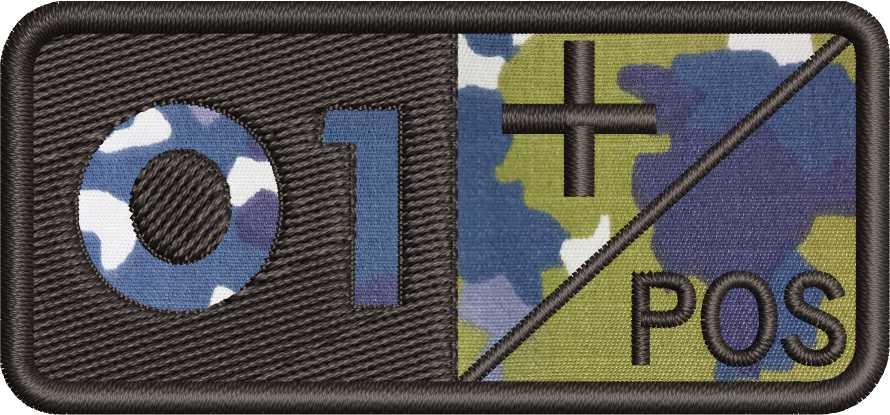 ECUSON GRUPA SANGUINA O1 POZITIV - COMBAT 